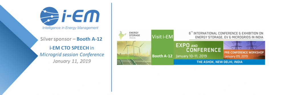 Energy Storage INDIA, i-EM speaker and exhibitor